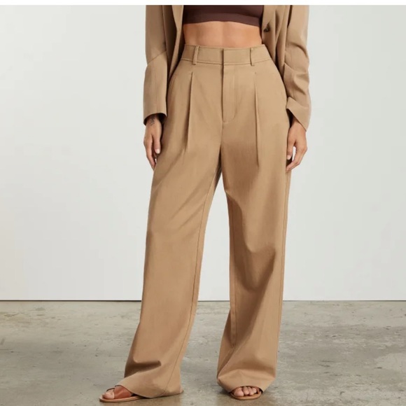 Everlane Pants - NWT EVERLANE The Way-High Drape Pant Ash Brown 10 10S